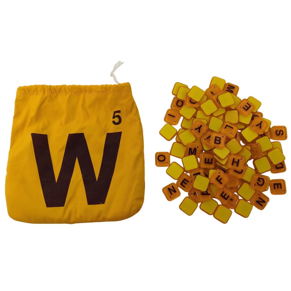 Lot of Words With Friends Replacement Tiles Plastic Letters Crafting Art GOOD